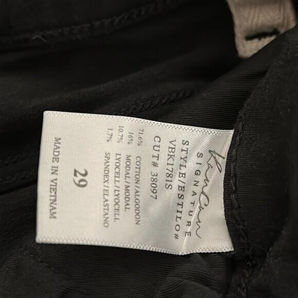 Kancan Jeans Womens 29 Black Ultra high Rise Skinny Signature Distressed Modern - Picture 10 of 12